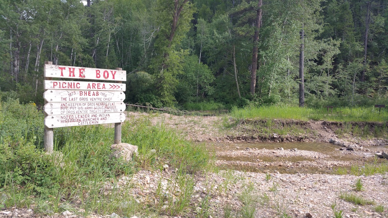  The Boy Picnic Area sign